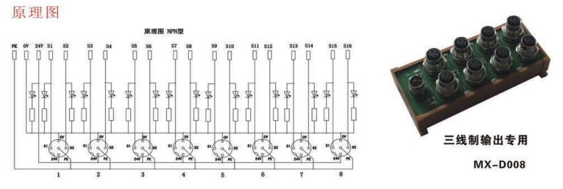 三线制输出专用（MX-D008）